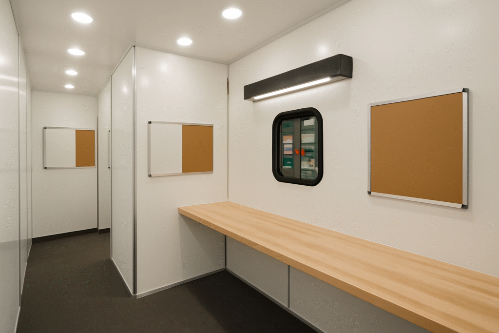 modern mobile office trailer