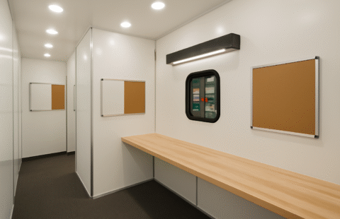 modern mobile office trailer